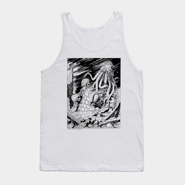 Death Squid Tank Top by drawmanley